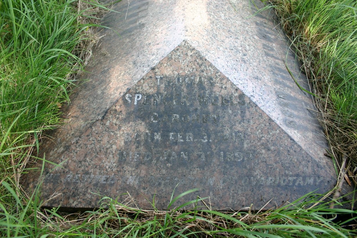 Thomas Spencer Wells' tomb, Brompton Cemetery, London - 04.JPG
